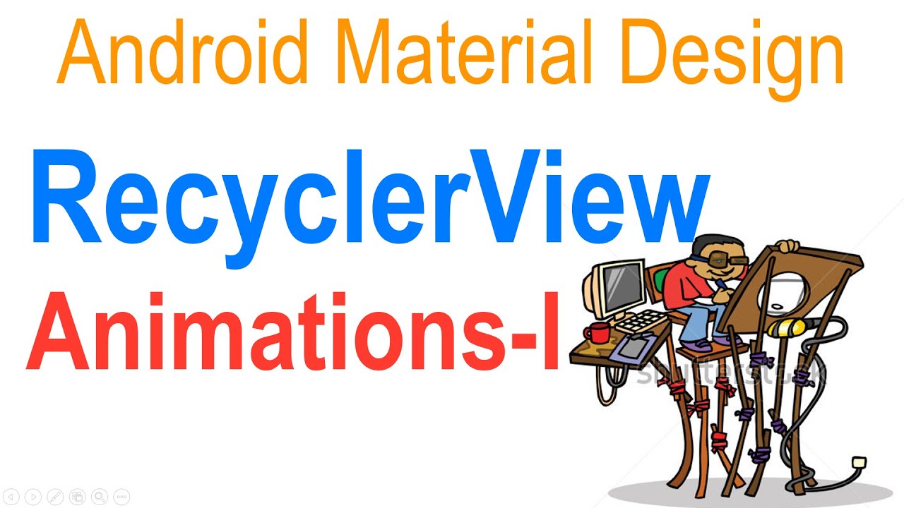 260 RecyclerView Animation Example Android |