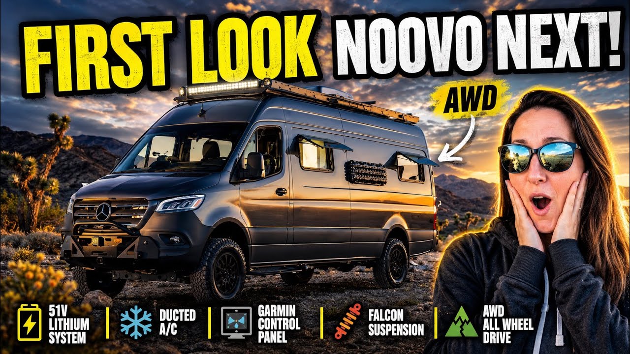 ПЕРВЫЙ ВЗГЛЯД: фургон Noovo Next Mercedes Sprinter 2026 года — будущее фургонов!