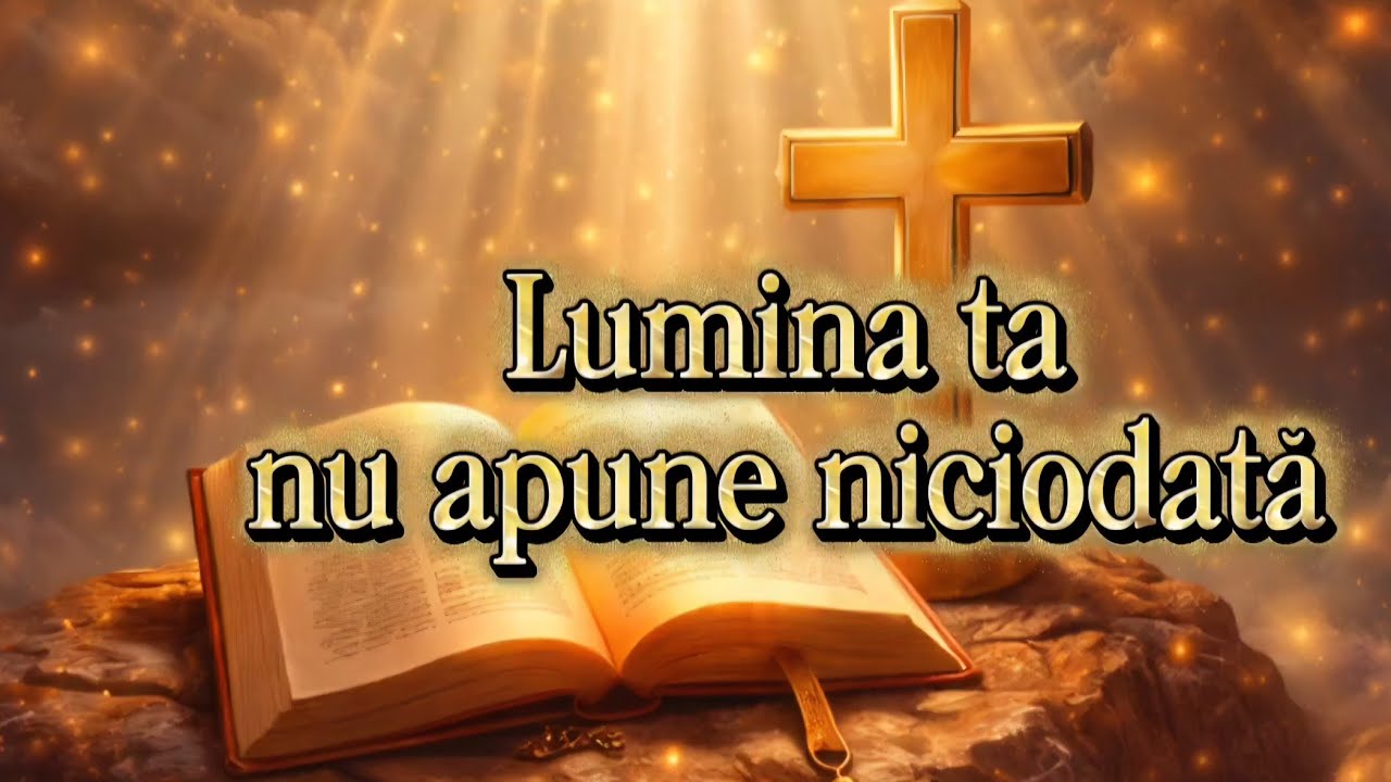 Lumina Ta nu apune niciodată | Cântare creștină de închinare | Rugăciune muzicală🙏