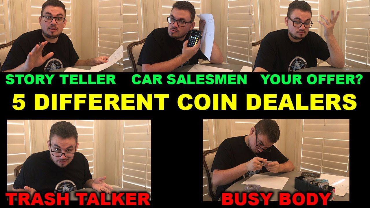 5 DIFFERENT Coin Dealers YOU FIND at Coin Shows!