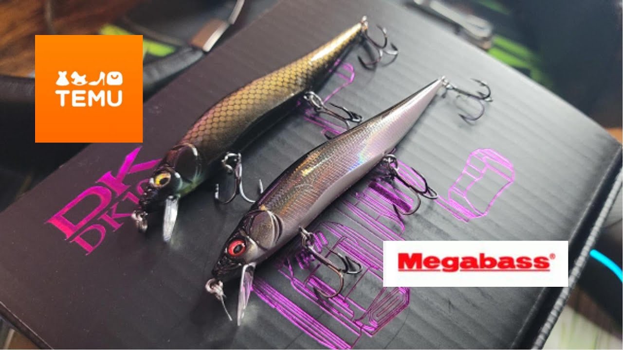BIG Temu fishing haul! Did I find a Megabass Vision 110 jr clone?!?!