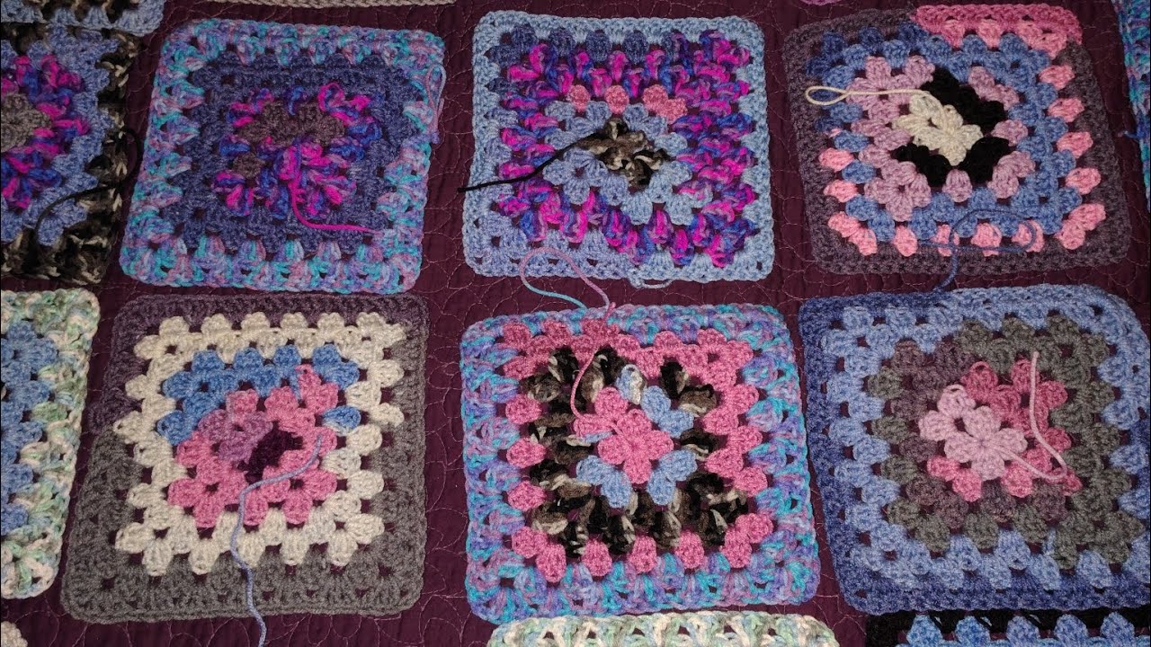 Apparently I'm making another blanket Part 1... Granny square obsessed lol