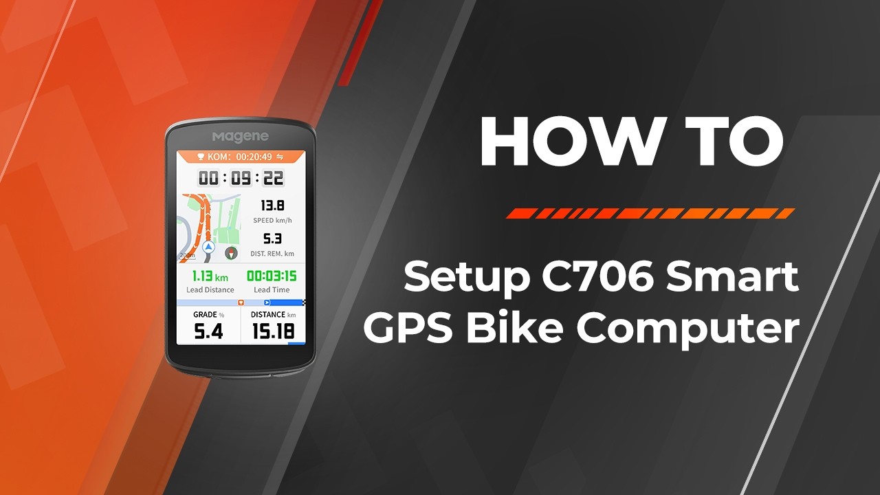 Magene C706 Smart GPS Bike Computer | Installation, Activation & Data Settings Guide
