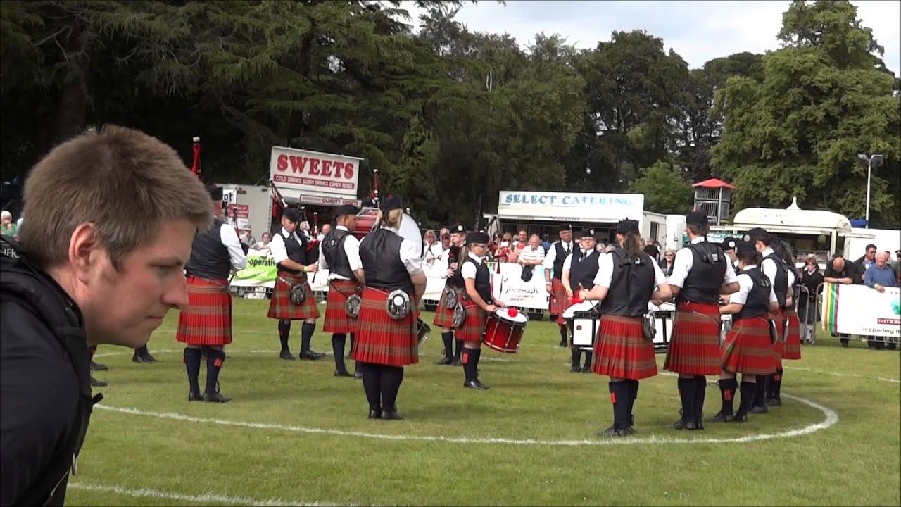 City of Brechin Pipe Band 6th Place Grade 3A European Pipe Band Championships Forres 2014