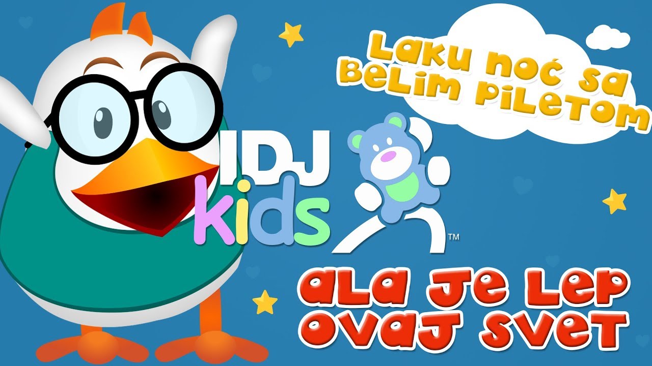 LAKU NOC SA BELIM PILETOM - ALA JE LEP OVAJ SVET // BELO PILE // @IDJKids