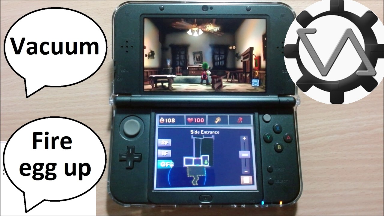 Voice-controlled 3DS gameplay (Yoshi/Luigi's Mansion/CTGP-7/Layton Vs Wright)