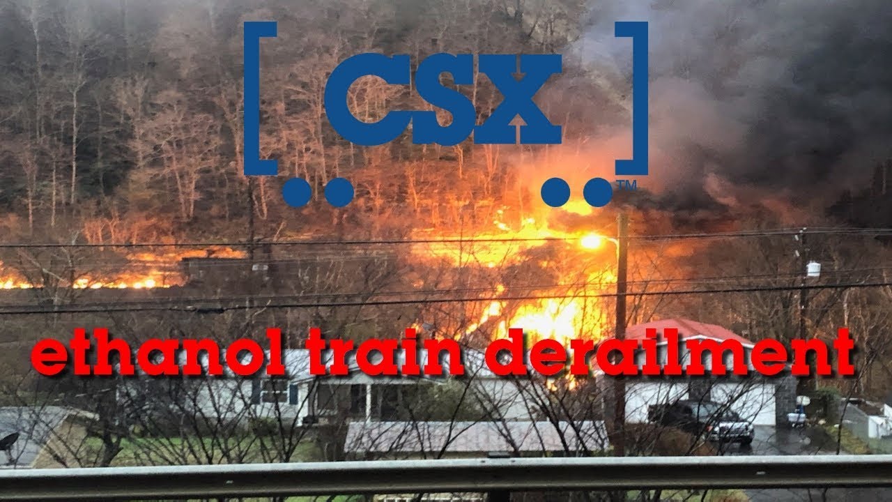 CSX ethanol train derailment in Pike County