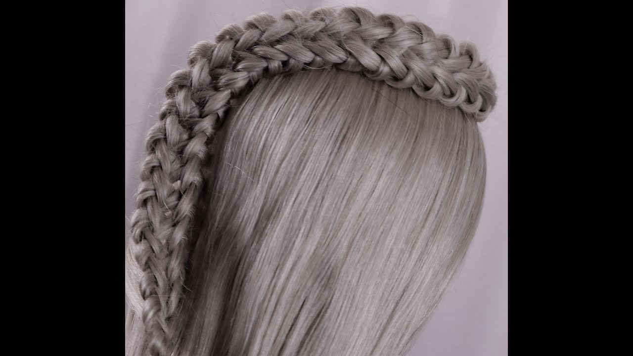 tutorial con trenza DE  nudos con 4 cabos invertida