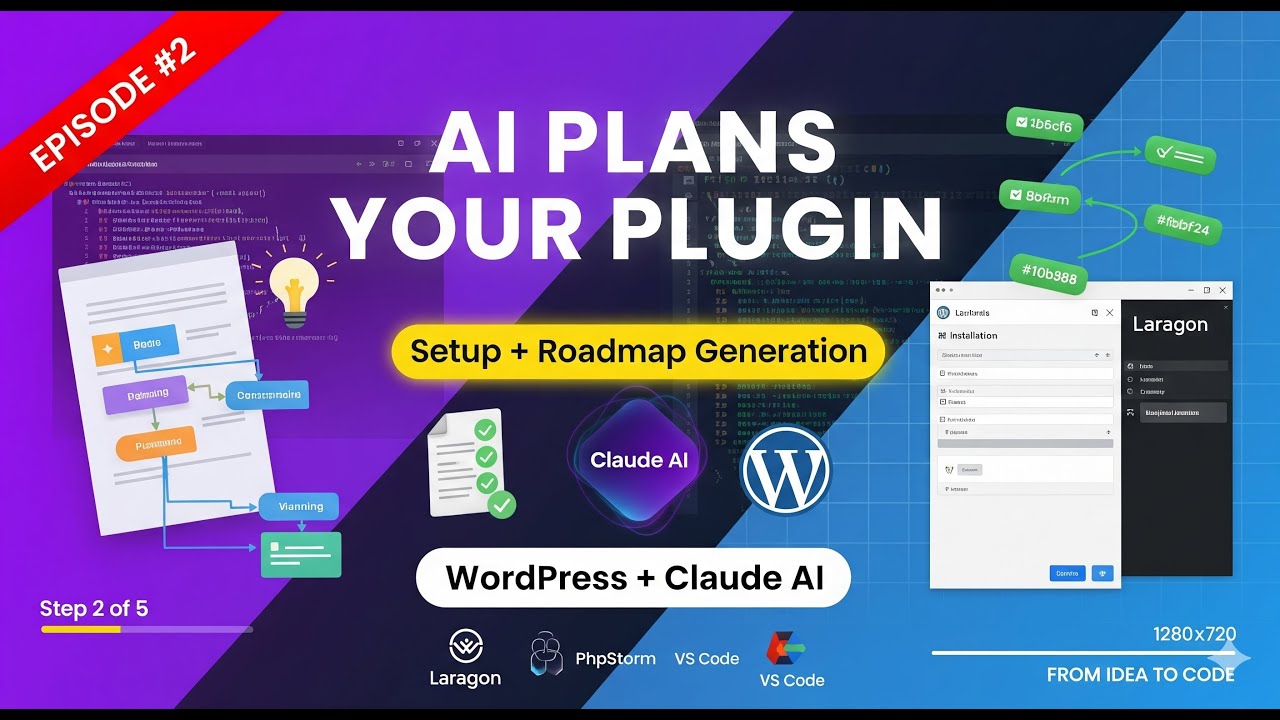 Вайб-Кодинг с Claude AI: Настройка Среды и План $1000 WordPress Плагина | Эпизод #2