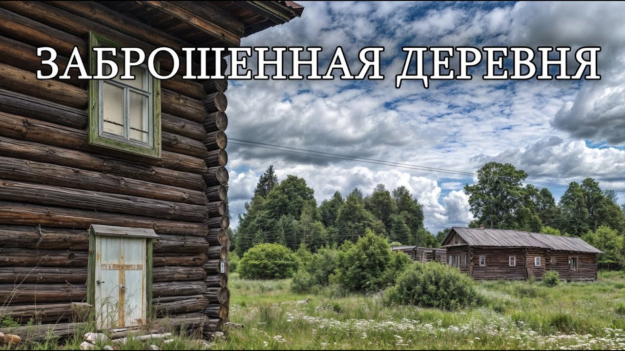 Невероятная природа и никого.Огромная деревня без людей.Множество брошенных домов.Костромскаяобласть