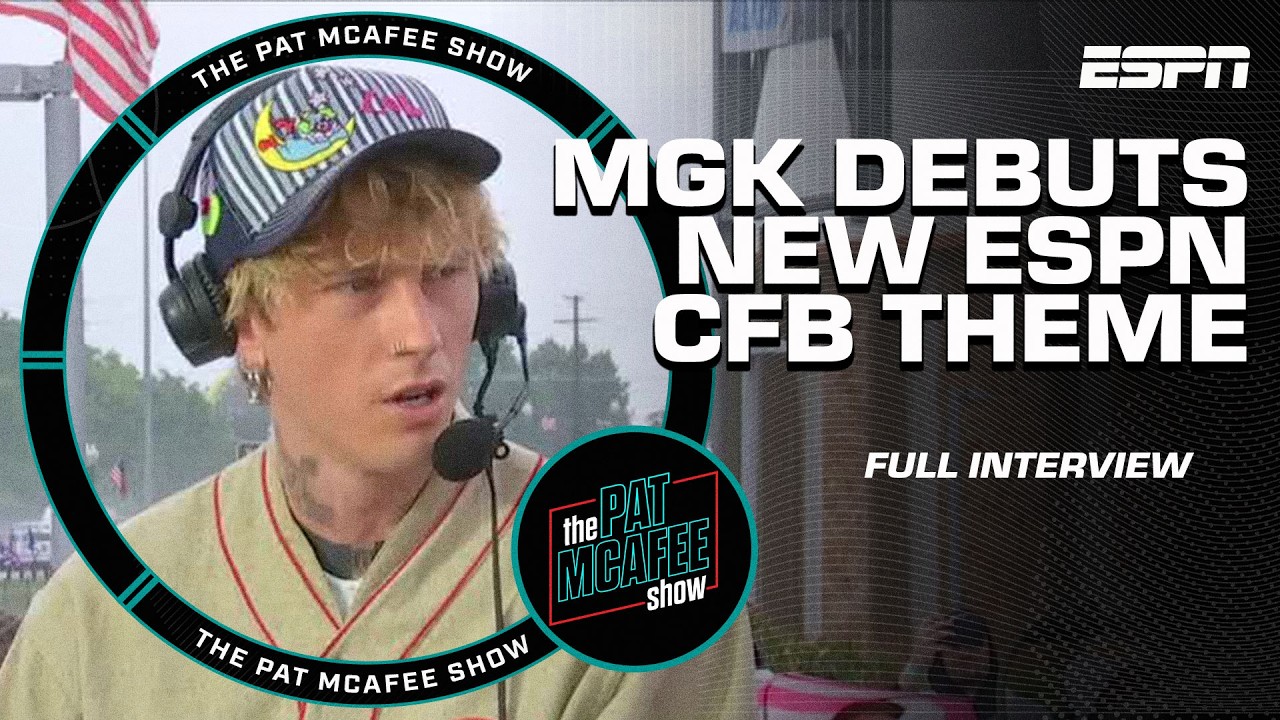 mgk on BRAND-NEW ESPN College Football anthem 'dont wait run fast' 🎵🏈 | The Pat McAfee Show