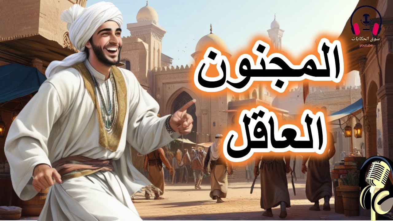 قصة المجنون العاقل، من القصص الخيالية المشوقة قبل النوم، ضع السماعات واستمع، سوق الحكايات والقصص