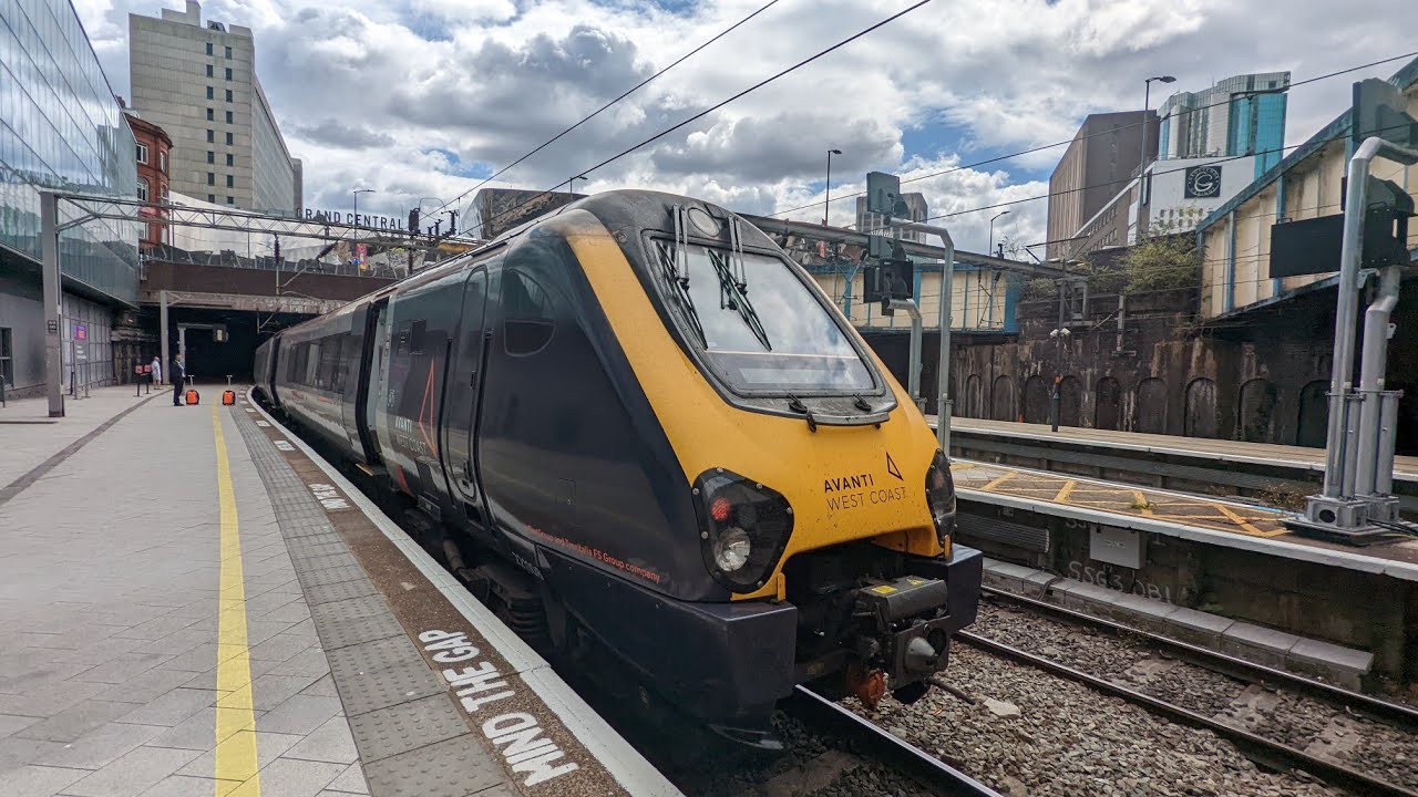 Avanti West Coast full journey London Euston to Birmingham New Street 15/07/2022