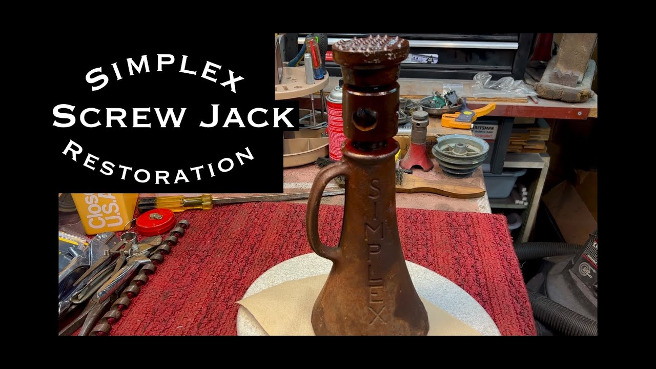 Antique Simplex Screw Jack Restoration