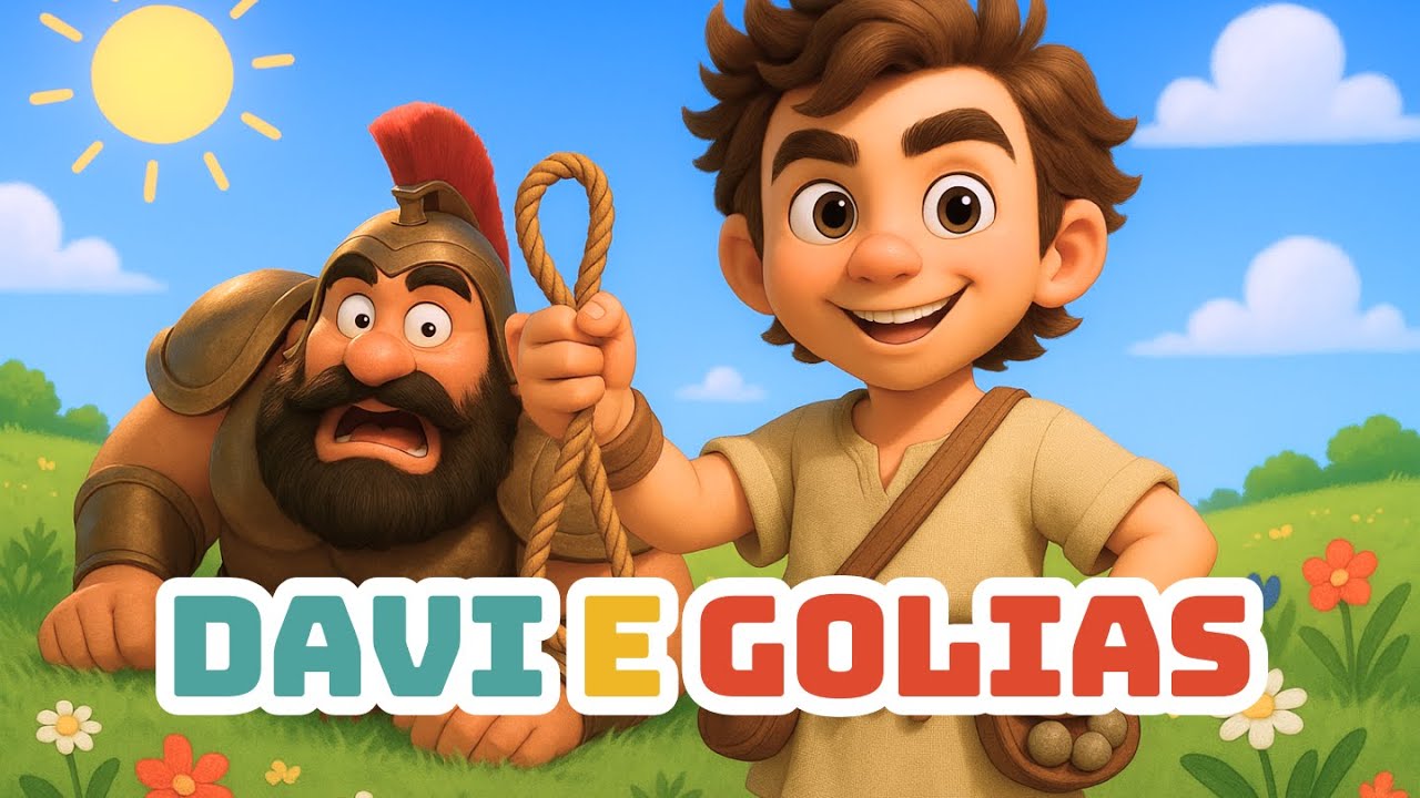 DAVI E GOLIAS: PEQUENO COM DEUS É GIGANTE! | Música Infantil Cristã | Eterno Reino Kids