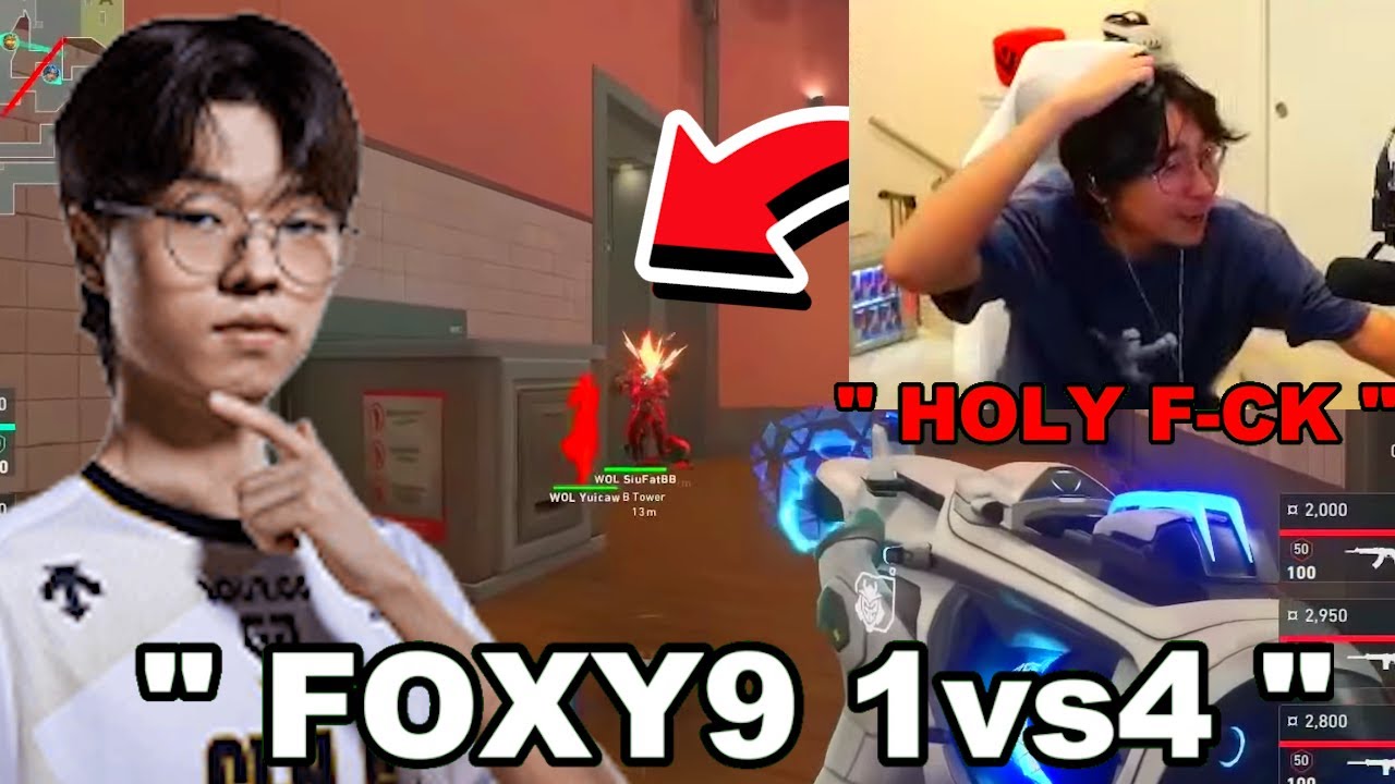 TenZ Reacts To GEN foxy9 crazy 4 KILLS Against WOL | GEN VS WOL