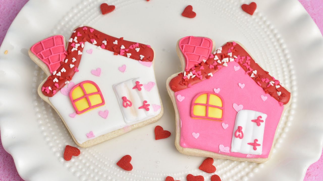 LOVE SHACK HOUSE COOKIES for VALENTINE'S DAY