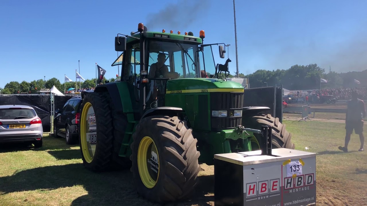 John Deere 7710 vermogenstester Staphorst 30-06-2018