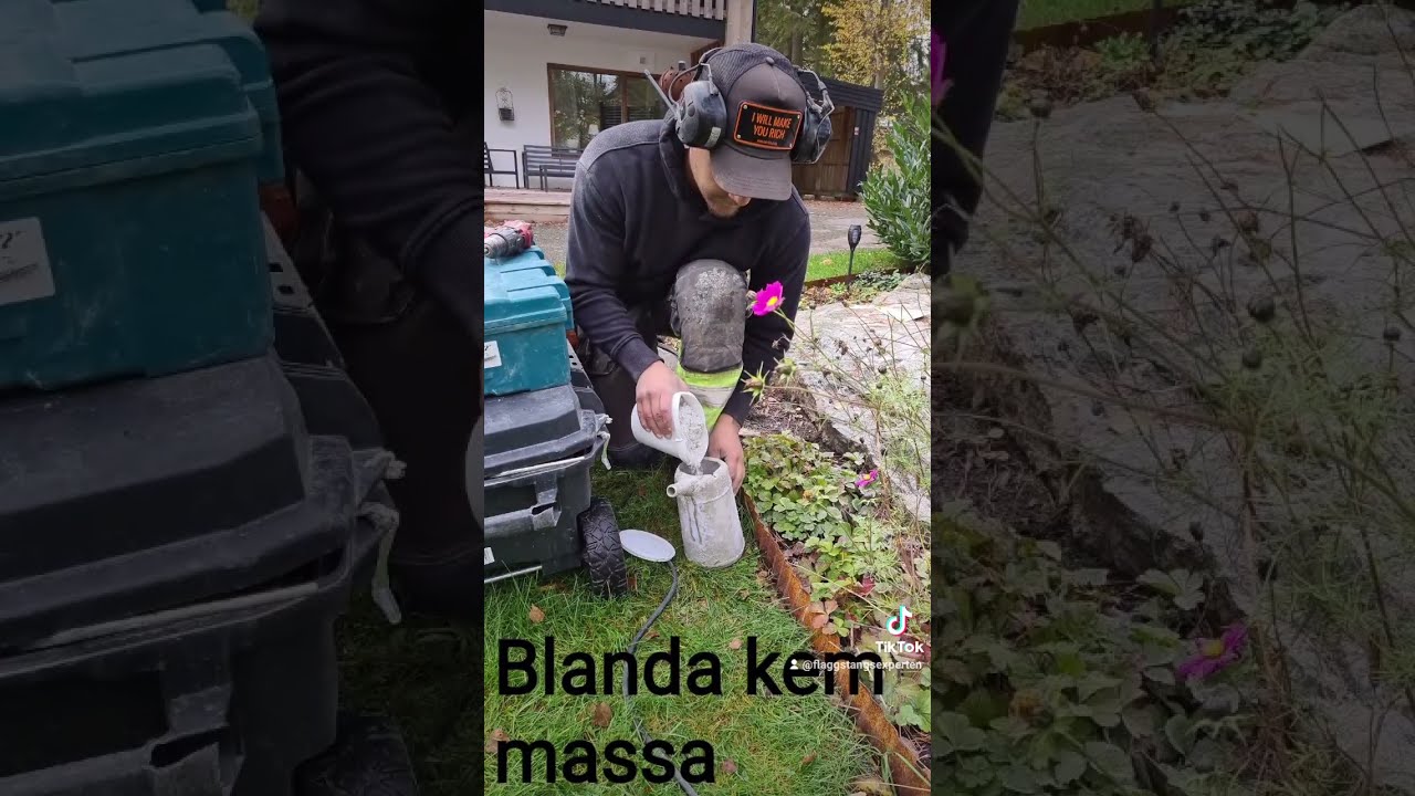 Flaggstångsexperten: Flaggstång montering på berg eller betong