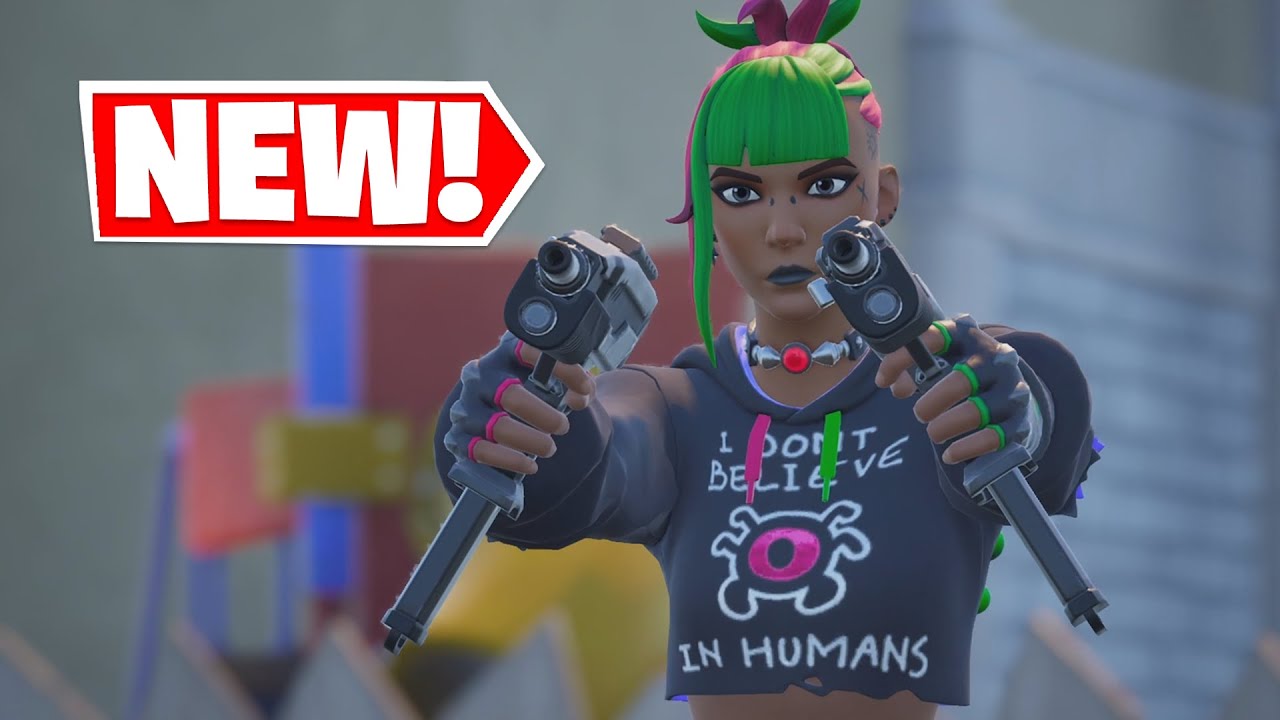 *FREE FORTINTE SKIN* Bug Punk Sunny  GAMEPLAY & Showcase ! (New Unreleased Outfit)