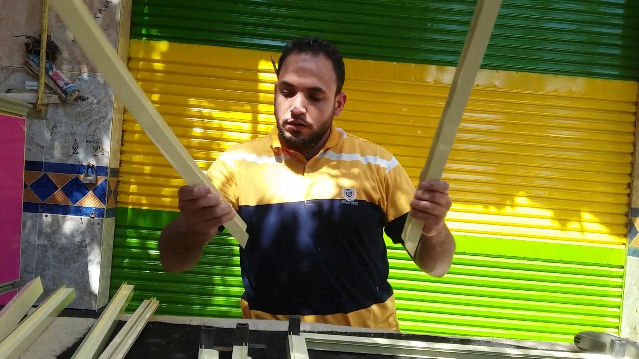 طريقة شطف وتجميع الزوية الرأس حربه فى قطعة مطبخ ألمنيوم مع حازم الهنداوي