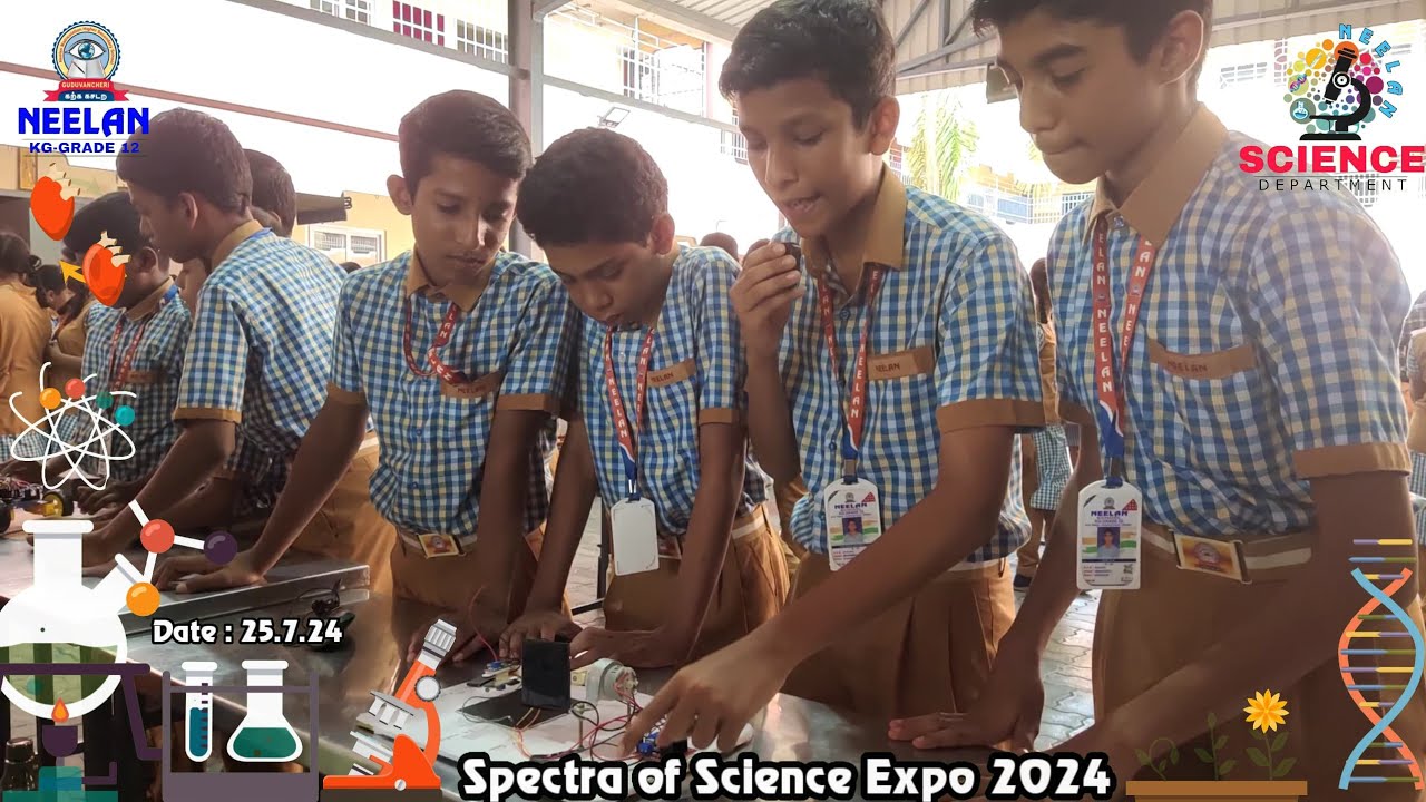 Neelan|School|Guduvancheri|Department of Science|Spectra of Science Expo -2024