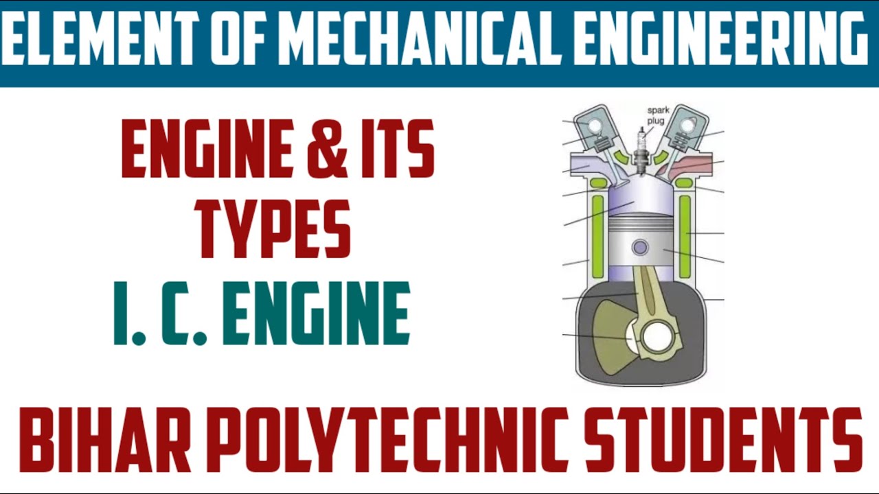 Engine & Its types | I. C. Engine & E. C. Engine | EM & CE | SBTE