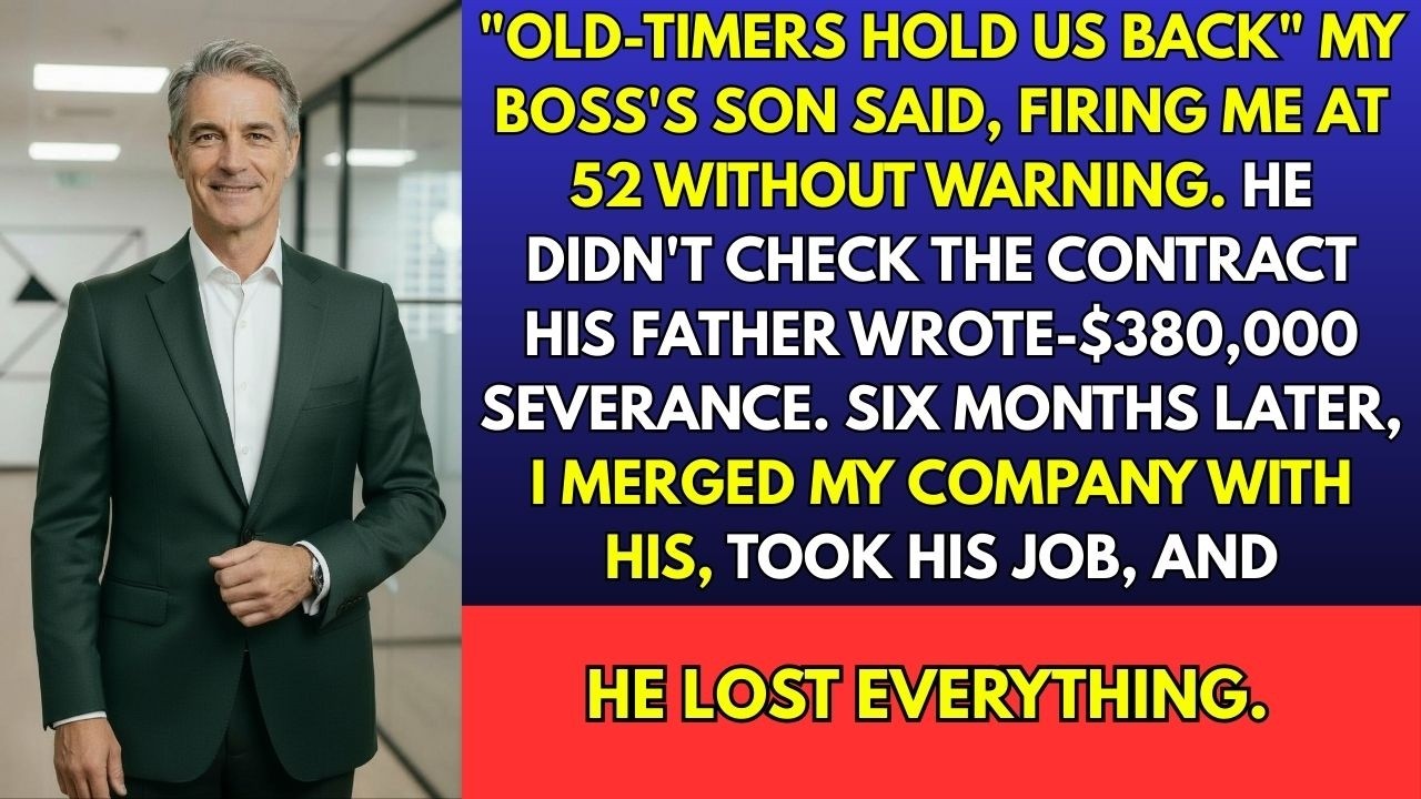 My Boss's Son Fired Me Without Warning, But He Didn't Know About One Clause...