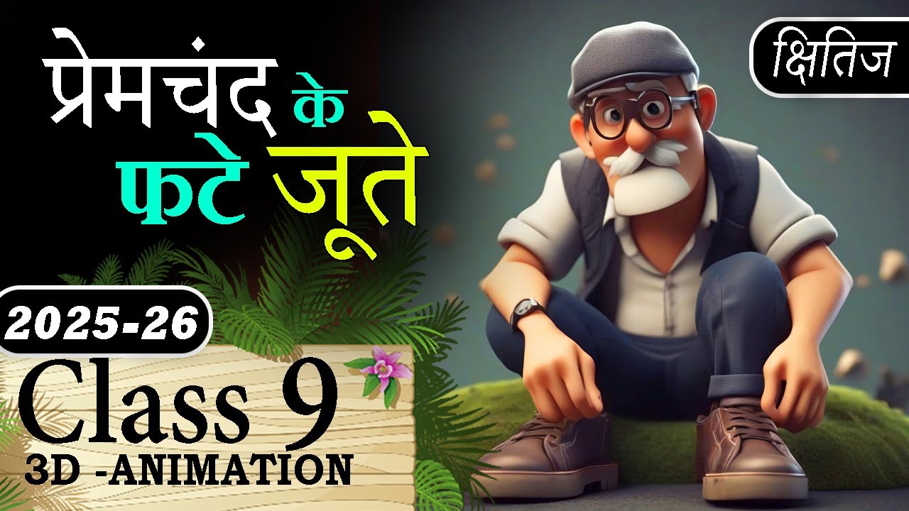 Premchand Ke Phate Jute Class 9 Detailed Animation Explaination || Class 9 Hindi Kshitij Chapter 5