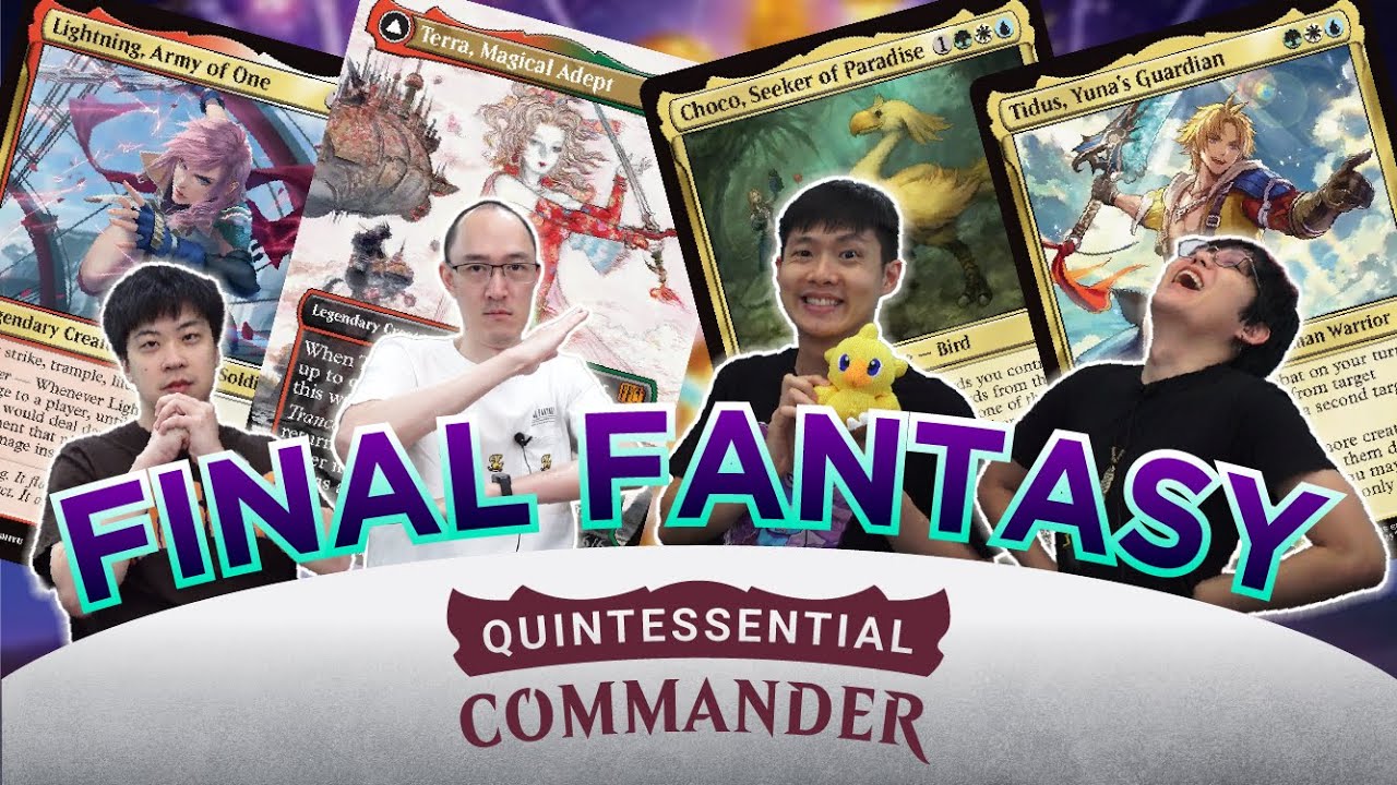 Are you excited for Final Fantasy Commander? ⚡⚡⚡