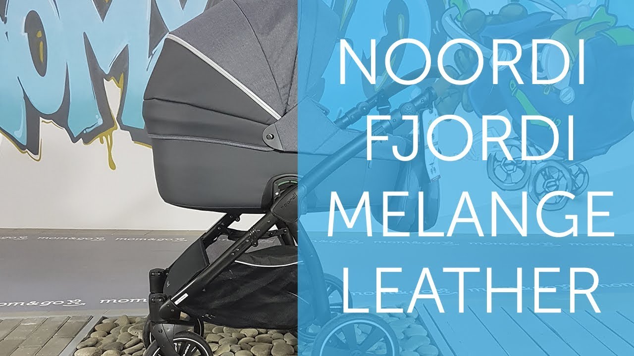 Новая коляска Noordi Fjordi Melange с люлькой из экокожи - обзор