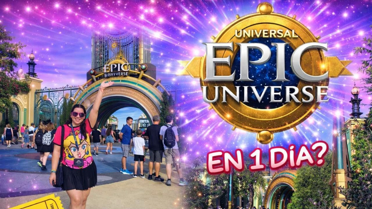 EPIC UNIVERSE en 1 DÍA 😱  ¿Se puede SIN Express Pass?