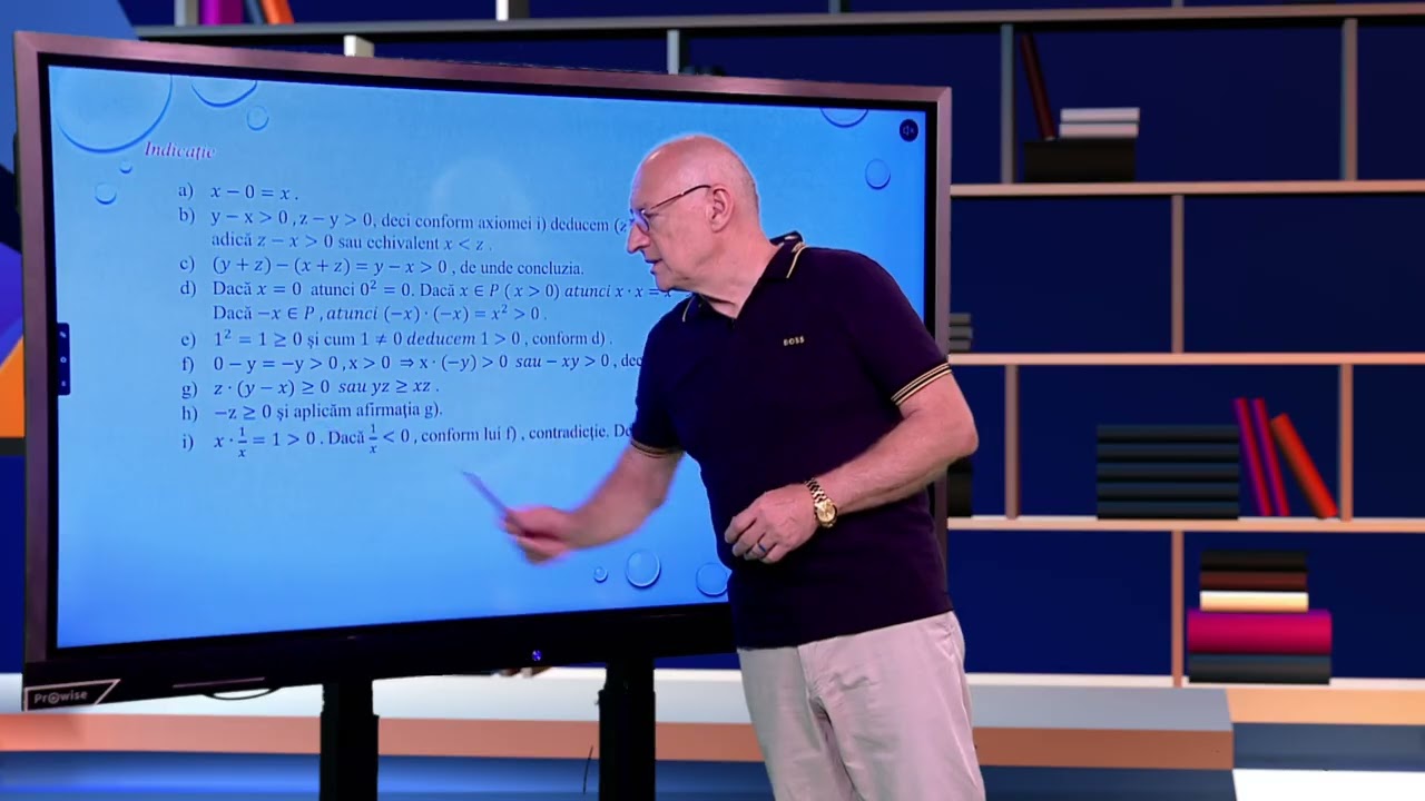 TeleŞcoala: Matematică clasa a VIII-a – Elemente de algebră - prima parte (@TVR2)
