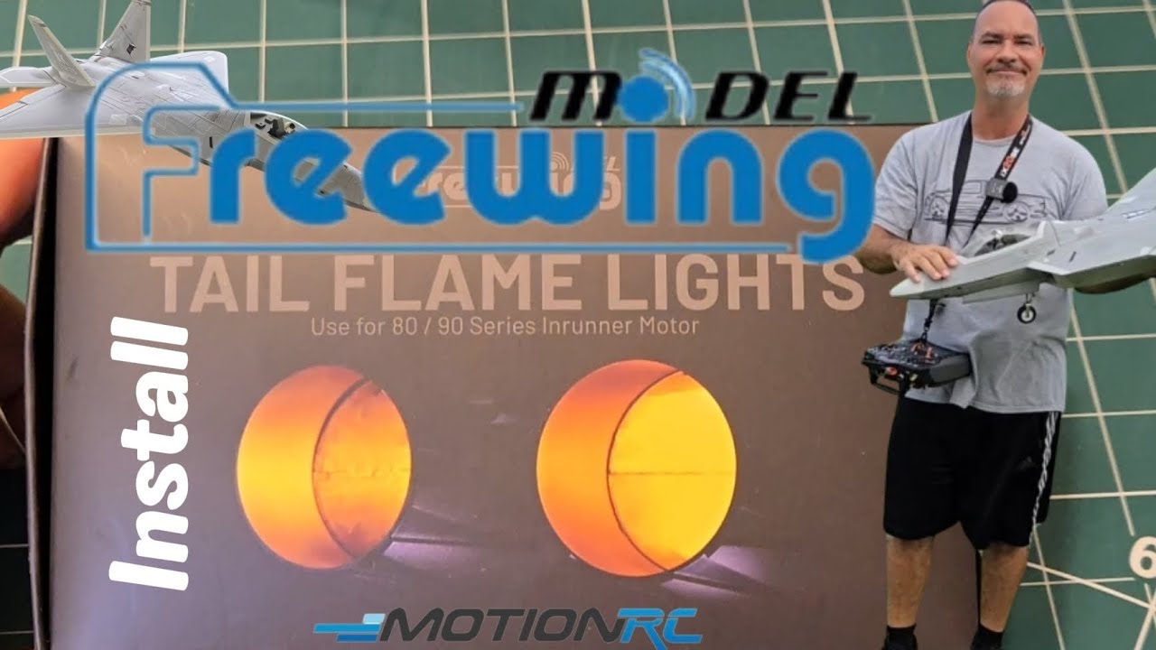 На F22 Raptor установлены огни FreewingTail Flame Lights