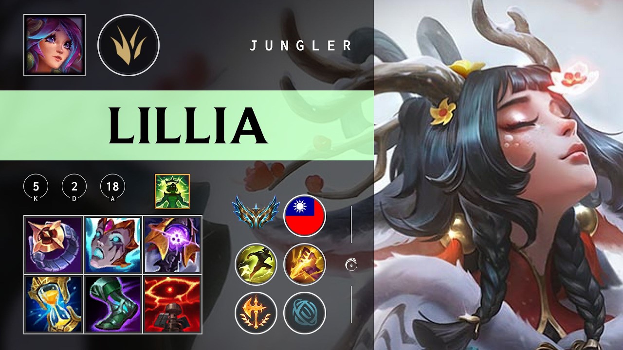 Lillia Jungle vs Nidalee - TW Challenger Patch 26.04