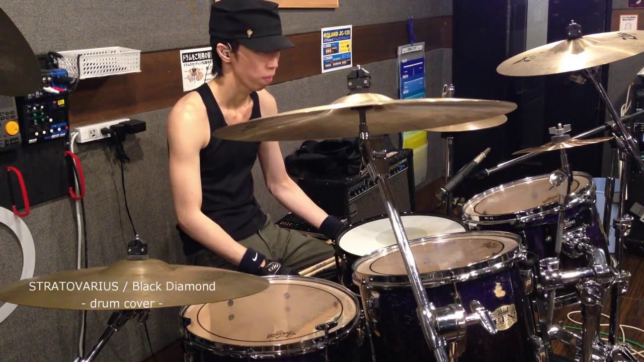STRATOVARIUS / Black Diamond - drum cover -