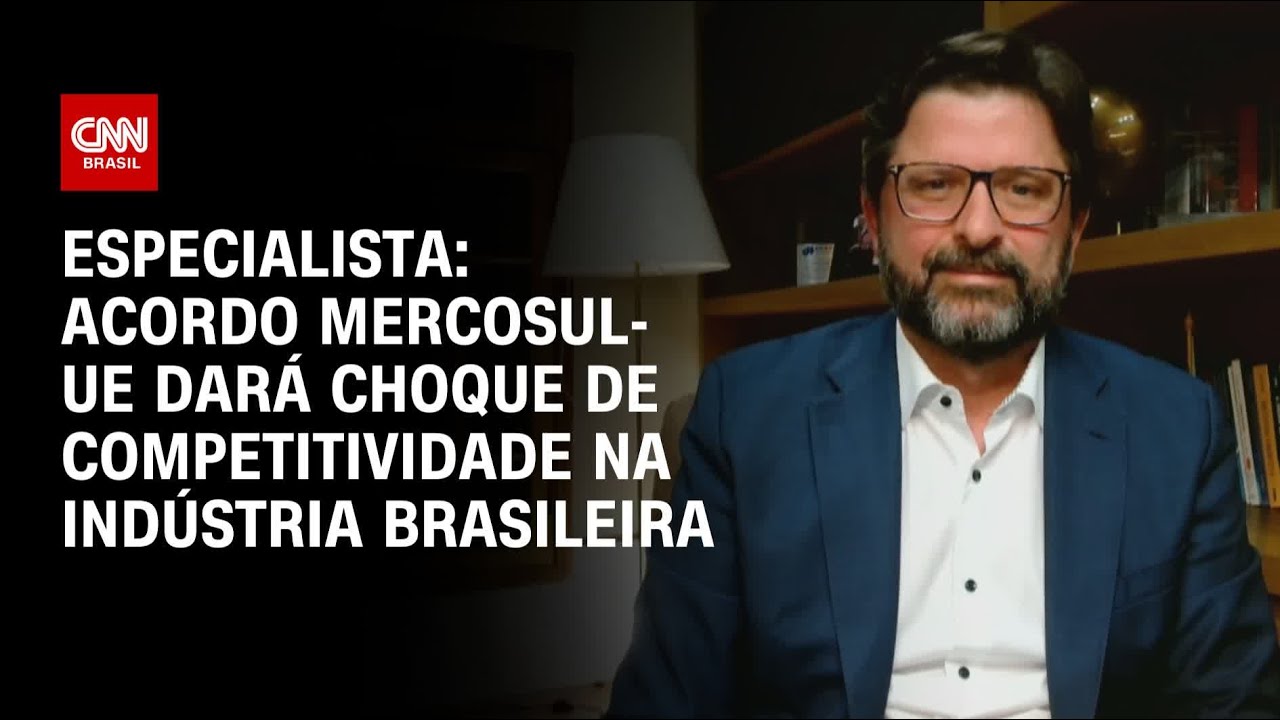 Acordo Mercosul-UE dar&aacute; choque de competitividade na ind&uacute;stria, diz especialista | CNN PRIME TIME