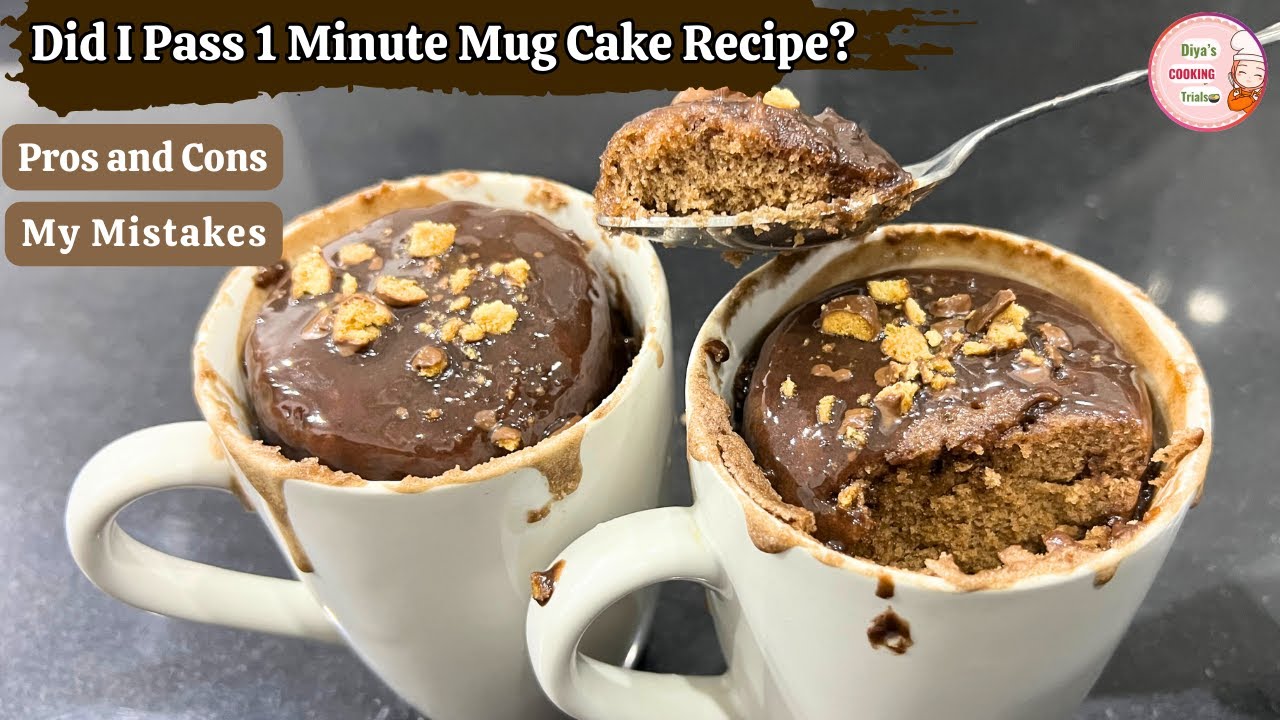 1 Minute Mug Cake 😅 | PASS or FAIL? (My Mistakes Explained)