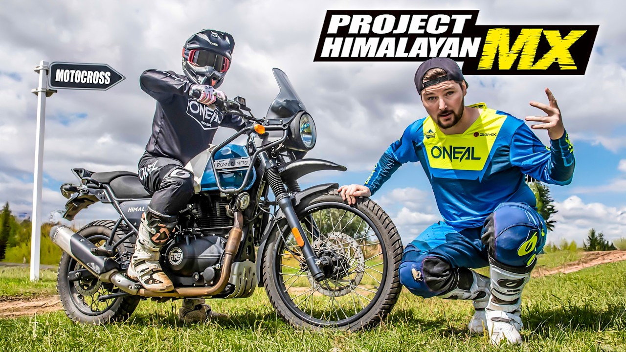 Turning a Royal Enfield Himalayan into a Motocross Bike