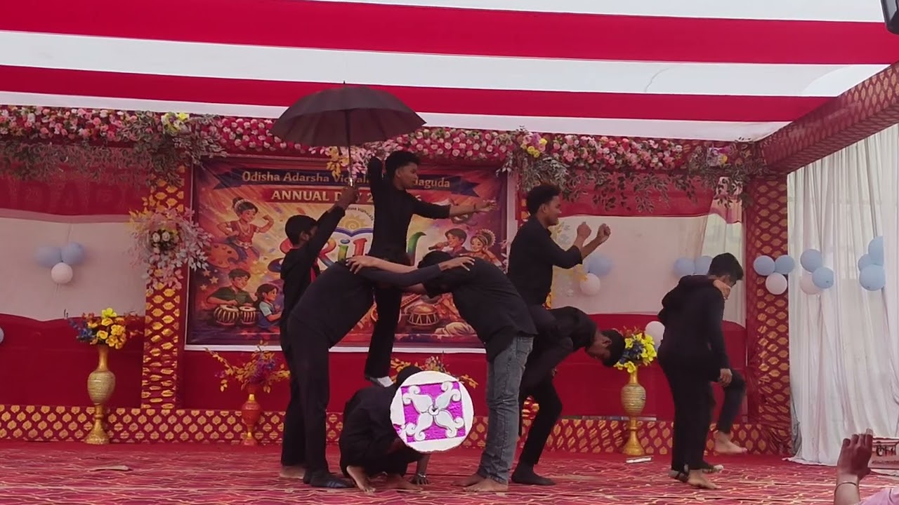 OAV Goudaguda school annual function day mahabharat drama 