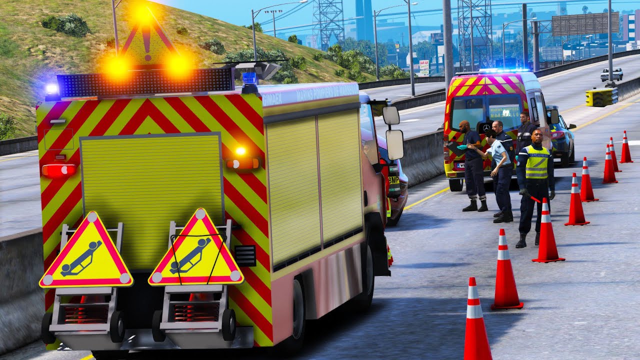 [GTA5] 24H DE GARDE AU BMPM | POMPIERS DE MARSEILLE#8