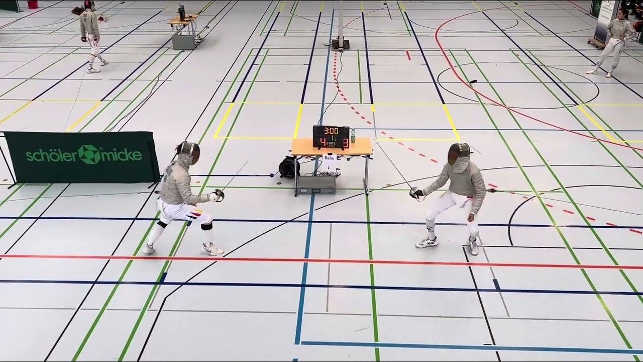Dortmunder Säbelturnier 2025 JMS - L8 - Julian Maklakov v Matti Schiffer