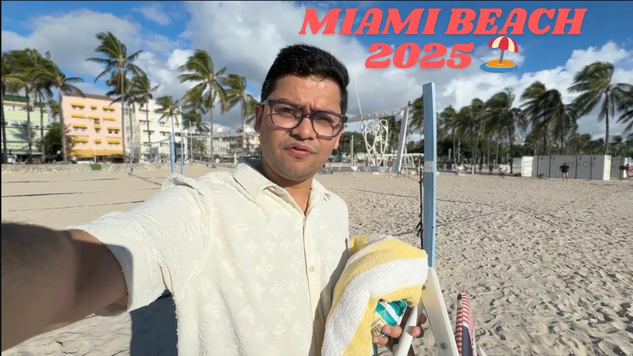 Trip to Miami Beach | Northeastern University 🇺🇸 | USA | Boston | America Fall 2025 | Hemraj Saini