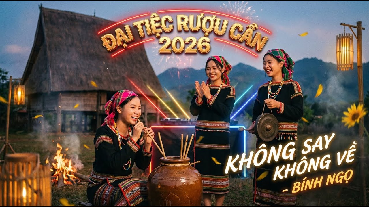 Đại Tiệc Rượu Cần 2026 🧧 Nhạc Xuân Remix Đón Bính Ngọ - Không Say Không Về