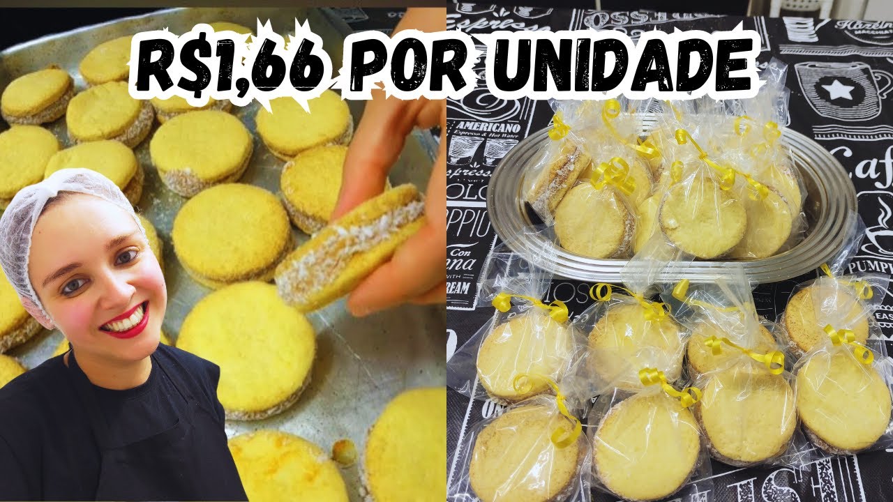 COMO FAZER ALFAJOR CASEIRO PARA VENDER - OPORTUNIDADE DE RENDA EXTRA