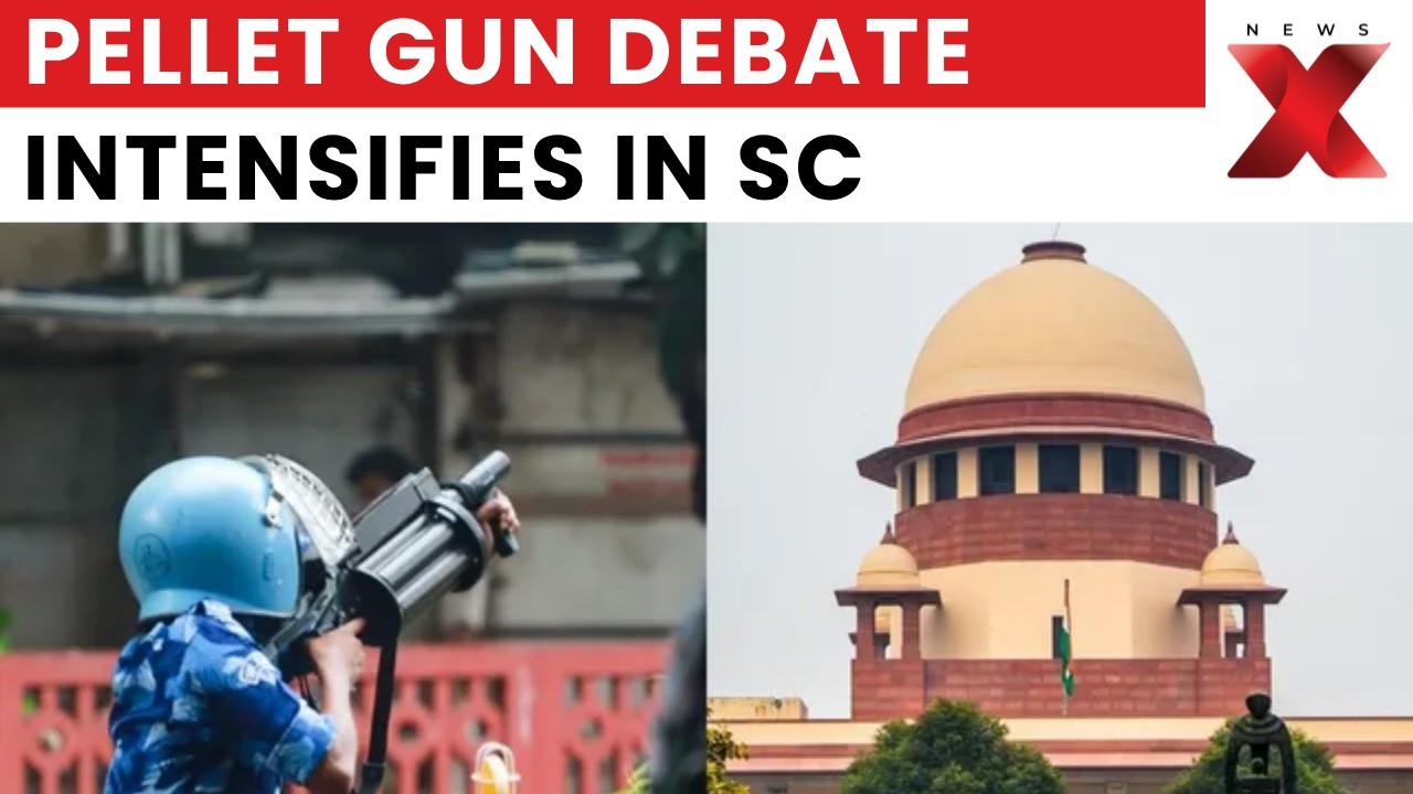 Supreme Court Pellet Gun Hearing: Saurav Das Questions Use During Student Protests | NewsX