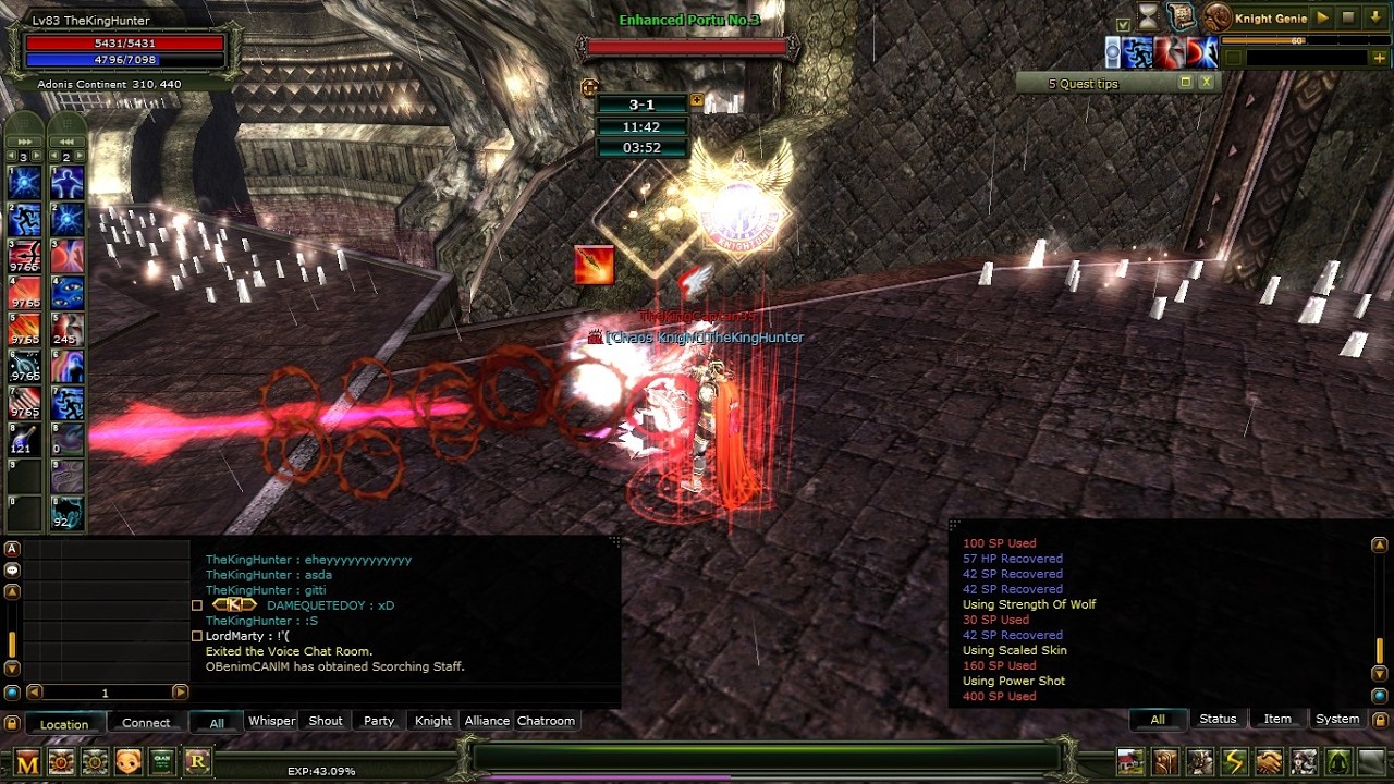 Knight Online Server Oreads TheKingHunter Draki Tower Show Zamanı
