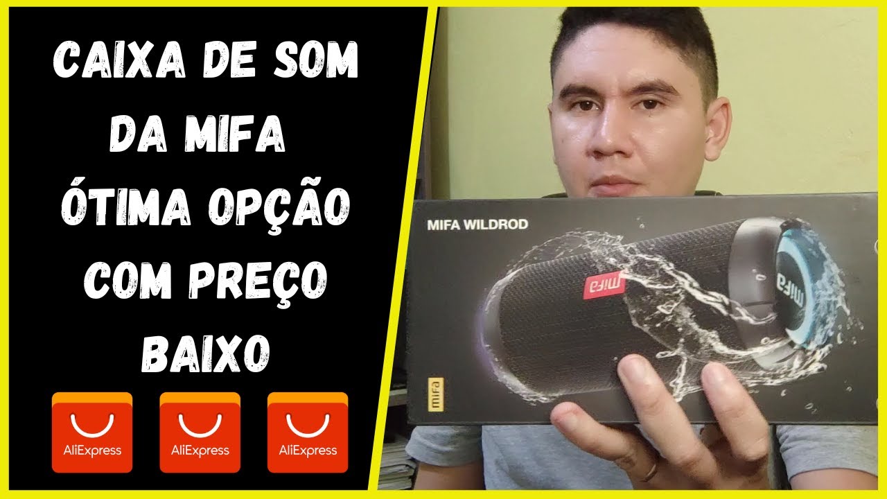 MIFA WILDROD  - CAIXA DE SOM BARATA E COM SOM DE QUALIDADE