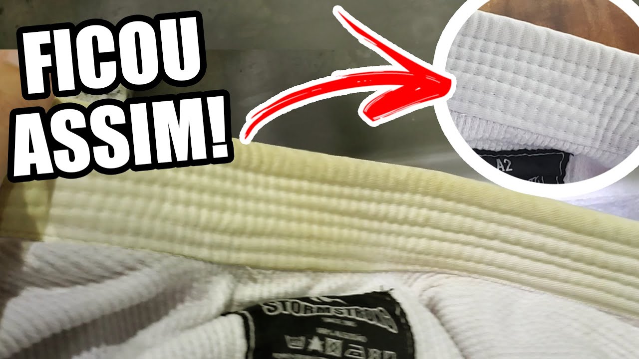 COMO LAVAR O KIMONO DE JIU JITSU E DEIXAR ELE BRANCO