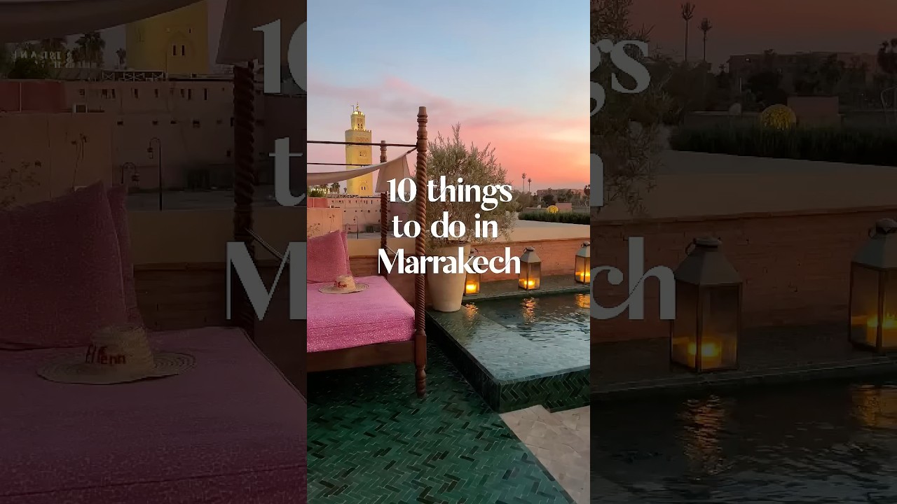🇲🇦  Things to do in Marrakech 🇲🇦 #marrakech #morocco #marrakesh Places to visit in Marrakech